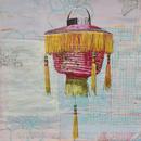 Fringed Lantern 3, 30x22, acrylic on paper